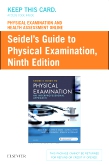 cover image - Physical Examination and Health Assessment Online for Seidel's Guide to Physical Examination (Access Card),9th Edition