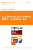 cover image - Saunders Nursing Drug Handbook 2019 Elsevier eBook on VitalSource (Retail Access Card)
