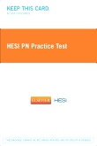 cover image - HESI PN Practice Test (2 Year Version) - Classic Version