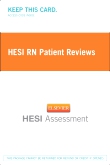 cover image - HESI RN Patient Reviews - Classic Version