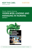 cover image - Elsevier Adaptive Quizzing for Leading and Managing in Nursing (Access Card),7th Edition