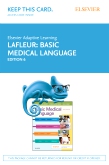 cover image - Elsevier Adaptive Learning for Basic Medical Language (Access Card),6th Edition