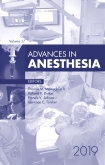 Advances in Anesthesia 2019