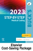 2023 Step by Step Medical Coding Textbook, 2023 Workbook for Step by Step Medical Coding Textbook, Bucks 2023 ICD-10-CM Physician Edition, 2023 HCPCS Professional Edition, AMA 2023 CPT Professional Edition Package