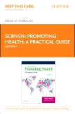 cover image - Promoting Health: A Practical Guide - Elsevier eBook on VitalSource (Retail Access Card),7th Edition
