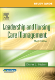cover image - Study Guide for Leadership and Nursing Care Management,3rd Edition