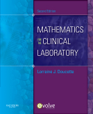 cover image - Mathematics for the Clinical Laboratory,2nd Edition