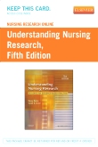 cover image - Nursing Research Online for Understanding Nursing Research (User's Guide and Access Code),5th Edition