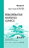 Research, An Issue of Perioperative Nursing Clinics
