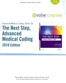 cover image - Advanced Medical Coding Online 2010 for The Next Step, Advanced Medical Coding 2010 Edition