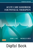 cover image - Acute Care Handbook for Physical Therapists- Elsevier eBook on VitalSource,4th Edition
