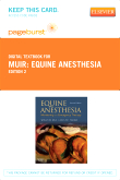 cover image - Equine Anesthesia - Elsevier eBook on VitalSource (Retail Access Card),2nd Edition