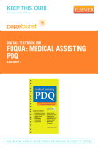 cover image - Medical Assisting PDQ - Elsevier eBook on VitalSource (Retail Access Card)