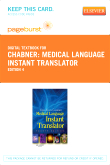 cover image - Medical Language Instant Translator - Elsevier eBook on VitalSource (Retail Access Card),4th Edition