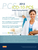 cover image - ICD-10-PCS Online Training Modules, 2012 Edition (User Guide and Access Code)