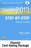 cover image - Step-by-Step Medical Coding 2013 Edition - Text, 2013 ICD-9-CM for Hospitals, Volumes 1, 2 & 3 Standard Edition, 2013 HCPCS Level II Standard Edition and CPT 2013 Standard Edition Package