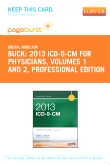 cover image - 2013 ICD-9-CM for Physicians, Volumes 1 and 2 Professional Edition - Elsevier eBook on VitalSource (Retail Access Card)
