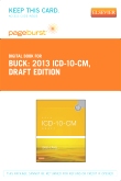 cover image - 2013 ICD-10-CM Draft Edition - Elsevier eBook on VitalSource (Retail Access Card)