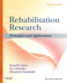cover image - Rehabilitation Research - Elsevier eBook on Intel Education Study,4th Edition
