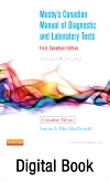 cover image - Mosby's Canadian Manual of Diagnostic and Laboratory Tests - Elsevier eBook on VitalSource