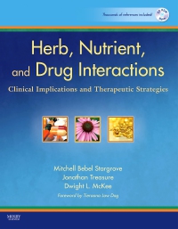 cover image - Herb, Nutrient, and Drug Interactions,1st Edition