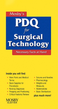 cover image - Mosby's PDQ for Surgical Technology,1st Edition