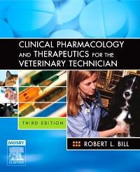 cover image - Clinical Pharmacology and Therapeutics for the Veterinary Technician - Elsevier eBook on VitalSource,3rd Edition