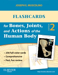cover image - Flashcards for Bones, Joints, and Actions of the Human Body,2nd Edition