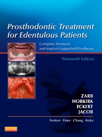 cover image - Prosthodontic Treatment for Edentulous Patients,13th Edition
