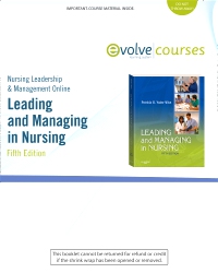 cover image - Nursing Leadership & Management Online for Leading and Managing in Nursing,5th Edition