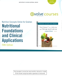 cover image - Nutrition Concepts Online for Grodner: Foundations and Clinical Applications of Nutrition,5th Edition