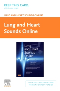 cover image - Lung and Heart Sounds Online (Access Code),1st Edition