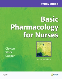 cover image - Study Guide for Basic Pharmacology for Nurses - Elsevier eBook on VitalSource.,15th Edition