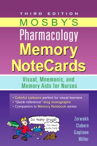 cover image - Mosby's Pharmacology Memory NoteCards - Elsevier eBook on VitalSource,3rd Edition