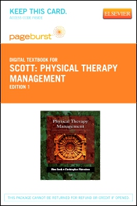 cover image - Physical Therapy Management - Elsevier eBook on VitalSource (Retail Access Card),1st Edition