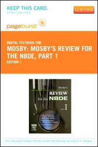 cover image - Mosby's Review for the NBDE, Part 1 - Elsevier eBook on VitalSource (Retail Access Card)