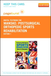 cover image - Postsurgical Orthopedic Sports Rehabilitation - Elsevier eBook on VitalSource (Retail Access Card),1st Edition