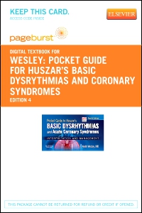 cover image - Pocket Guide for Huszar's Basic Dysrythmias and Coronary Syndromes - Elsevier eBook on VitalSource (Retail Access Card),4th Edition