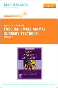 cover image - Small Animal Surgery Textbook - Elsevier eBook on VitalSource (Retail Access Card),3rd Edition