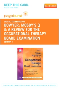 cover image - Mosby's Q & A Review for the Occupational Therapy Board Examination - Elsevier eBook on VitalSource (Retail Access Card),1st Edition