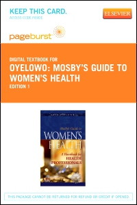 cover image - Mosby's Guide to Women's Health - Elsevier eBook on VitalSource (Retail Access Card),1st Edition