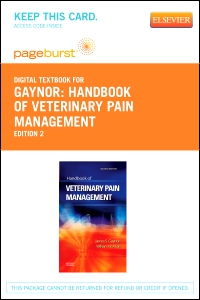cover image - Handbook of Veterinary Pain Management - Elsevier eBook on VitalSource (Retail Access Card),2nd Edition