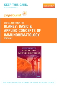 cover image - Basic & Applied Concepts of Immunohematology - Elsevier eBook on VitalSource (Retail Access Card),2nd Edition