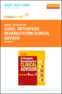 cover image - Orthopedic Rehabilitation Clinical Advisor - Elsevier eBook on VitalSource (Retail Access Card)