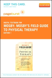 cover image - Mosby's Field Guide to Physical Therapy - Elsevier eBook on VitalSource (Retail Access Card),1st Edition