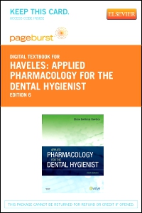 cover image - Applied Pharmacology for the Dental Hygienist - Elsevier eBook on VitalSource (Retail Access Card),6th Edition