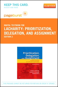 cover image - Prioritization, Delegation, and Assignment - Elsevier eBook on VitalSource (Retail Access Card),2nd Edition