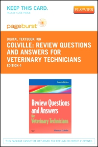 cover image - Review Questions and Answers for Veterinary Technicians - Elsevier eBook on VitalSource (Retail Access Card),4th Edition