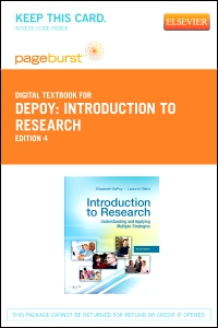cover image - Introduction to Research - Elsevier eBook on VitalSource (Retail Access Card),4th Edition