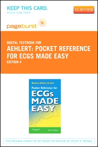 cover image - Pocket Reference for ECGs Made Easy - Elsevier eBook on VitalSource (Retail Access Card),4th Edition